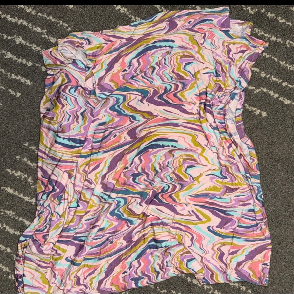 Little sleepies marble pink swirl bamboo swaddle nwot